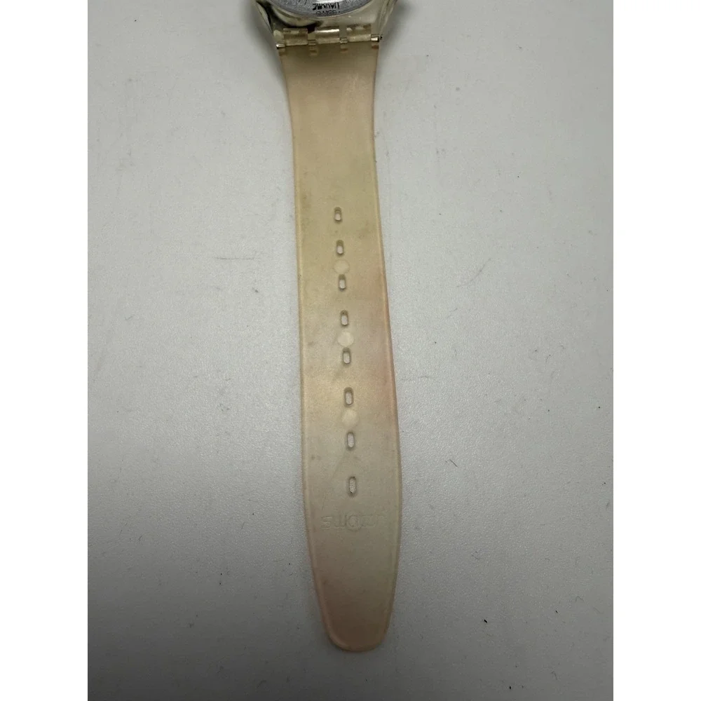Swatch Jelly Fish GK100 New Battery AG1985 Vintage Skeleton 34MM 7.5